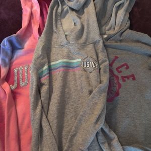 Justice hoodies